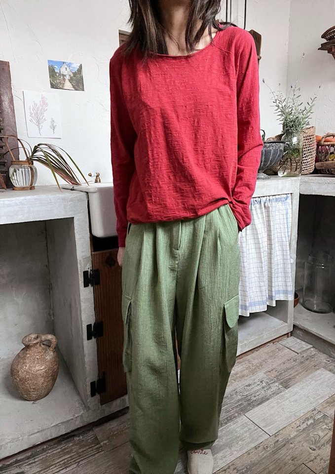 Lagrass - Korean Women Fashion - #momslook - Lava Slub Tee - 8