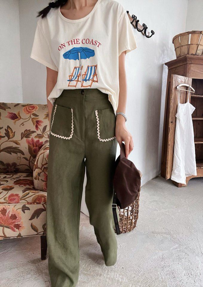 Lagrass - Korean Women Fashion - #momslook - Coste Tee - 2