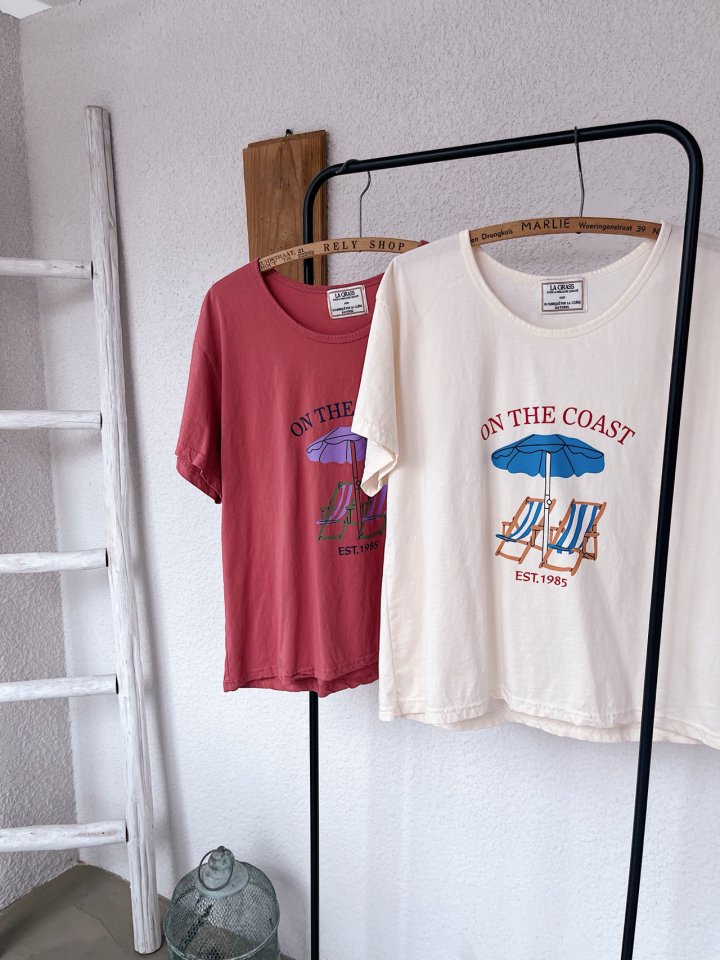 Lagrass - Korean Women Fashion - #momslook - Coste Tee - 4