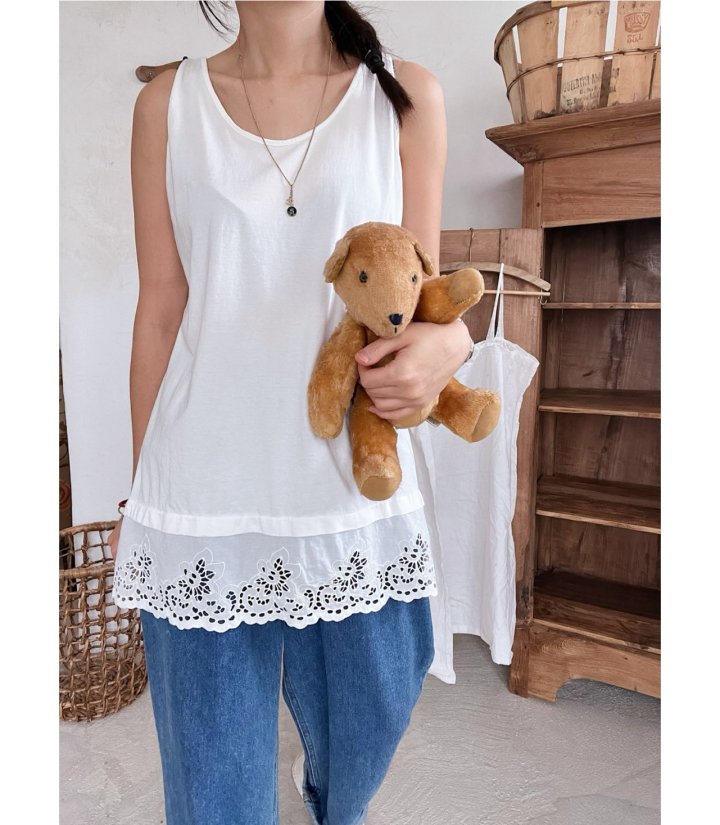 Lagrass - Korean Women Fashion - #momslook - Mas Sleeveless