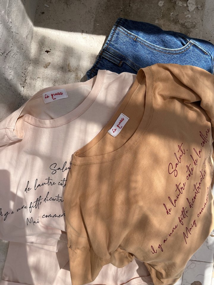 Lagrass - Korean Women Fashion - #pursuepretty - Retel Tee