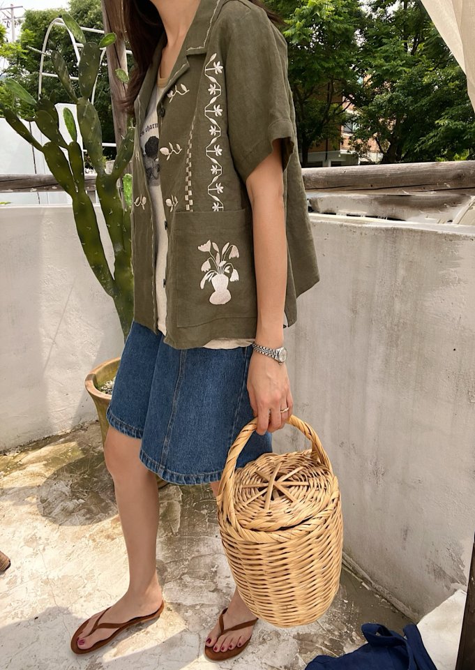 Lagrass - Korean Women Fashion - #pursuepretty - Croc Shirt - 8
