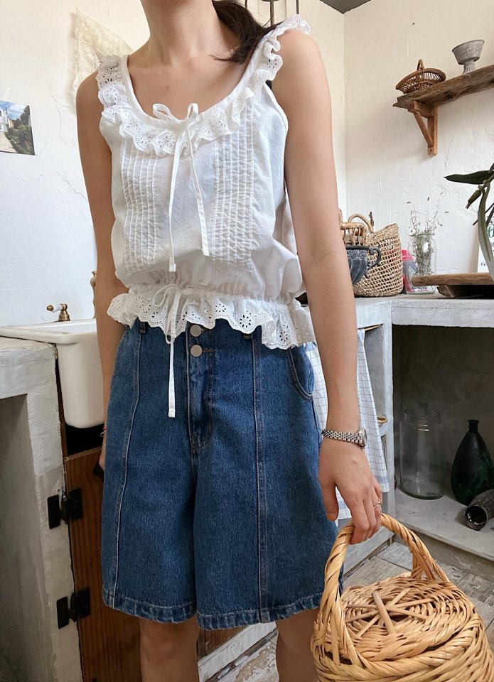 Lagrass - Korean Women Fashion - #pursuepretty - Bly Sleeveless Blouse - 5