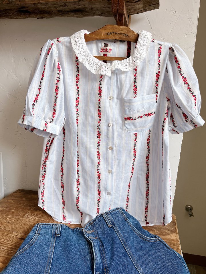 Lagrass - Korean Women Fashion - #romanticstyle - Rose Blouse - 8