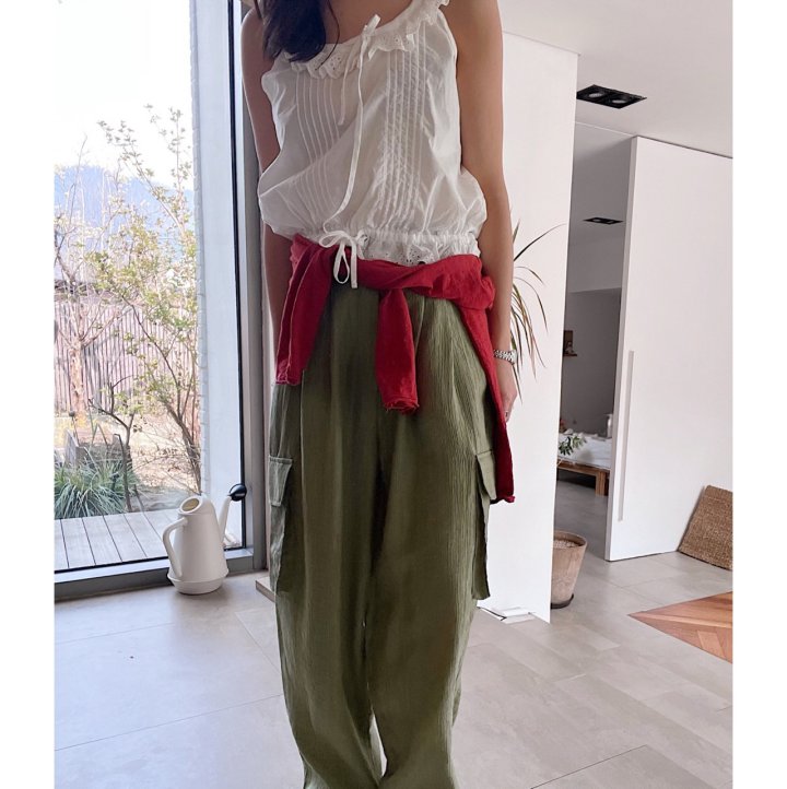 Lagrass - Korean Women Fashion - #romanticstyle - Toz Pants