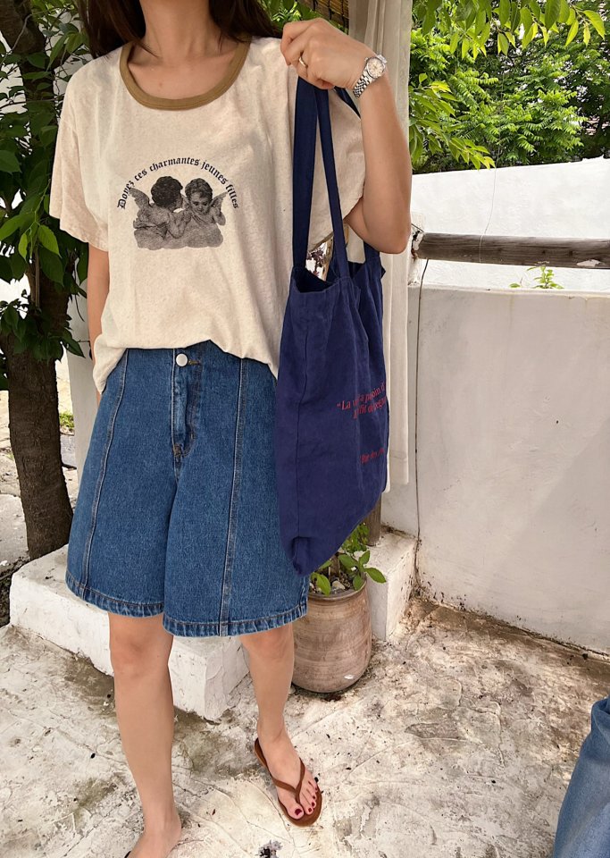 Lagrass - Korean Women Fashion - #shopsmall - Angel Tee - 2