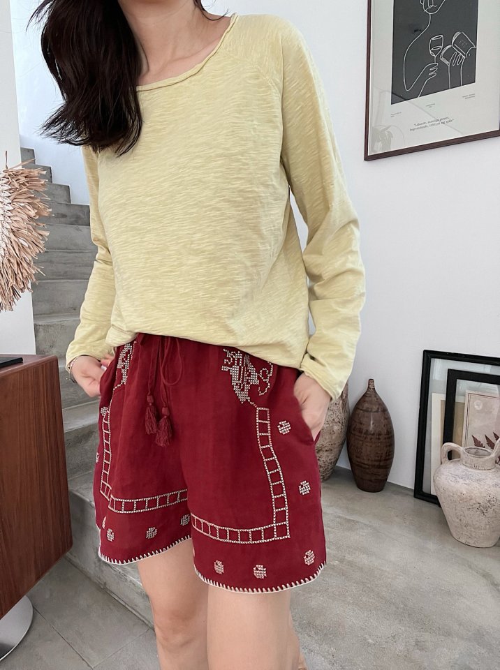 Lagrass - Korean Women Fashion - #shopsmall - Lava Slub Tee - 3