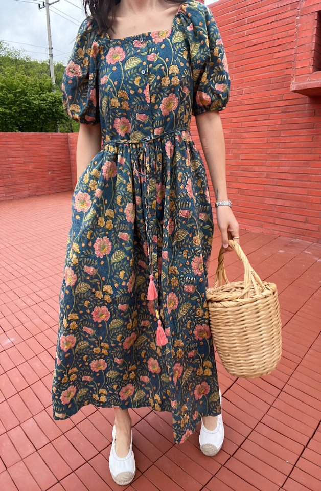 Lagrass - Korean Women Fashion - #thatsdarling - Reborn One-piece (hand-block) - 3