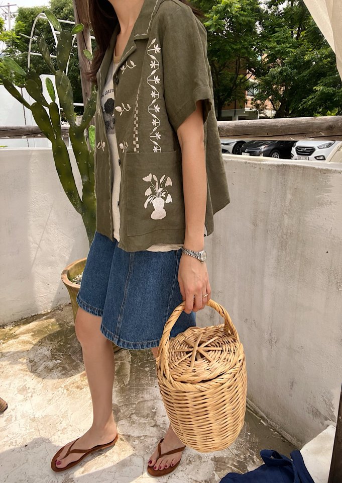 Lagrass - Korean Women Fashion - #thatsdarling - Croc Shirt - 12