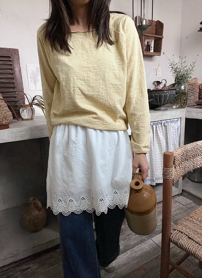 Lagrass - Korean Women Fashion - #thatsdarling - Belly Skirt - 2