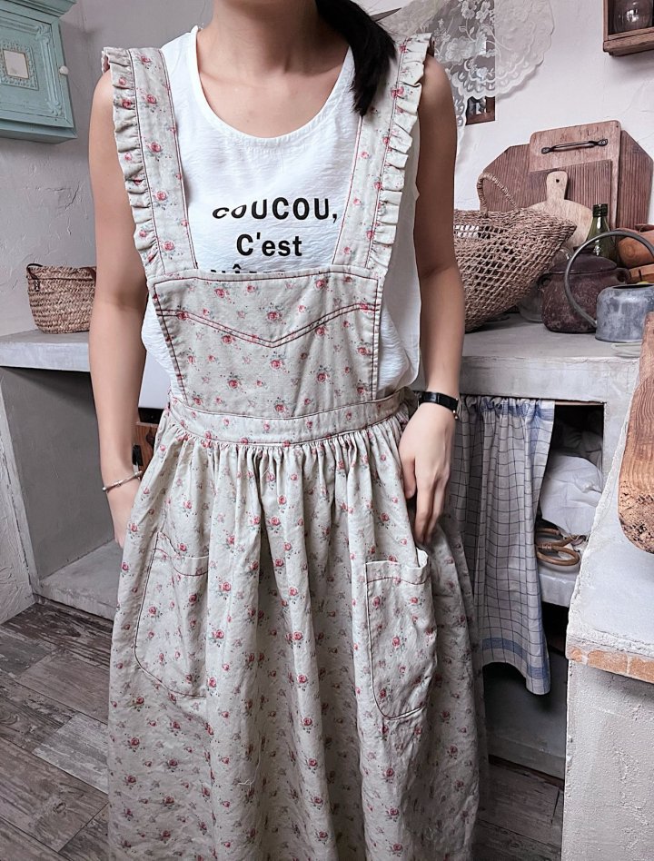 Lagrass - Korean Women Fashion - #thelittlethings - Flower Sleeveless - 12