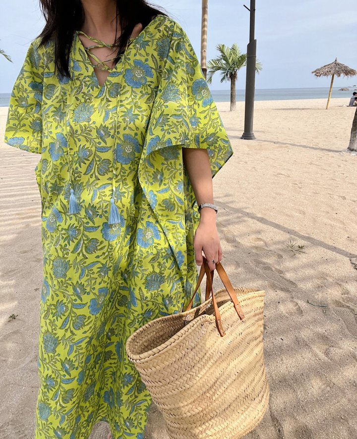 Lagrass - Korean Women Fashion - #thelittlethings - Monie One-piece (hand-block) - 3
