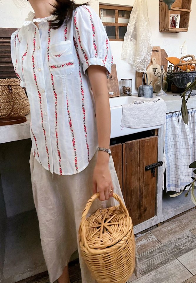 Lagrass - Korean Women Fashion - #thelittlethings - Rose Blouse - 11