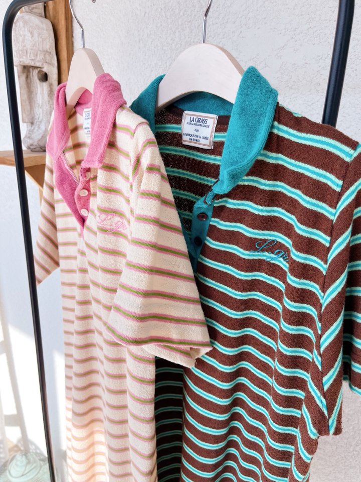 Lagrass - Korean Women Fashion - #thelittlethings - Terry Collar Long Tee - 6