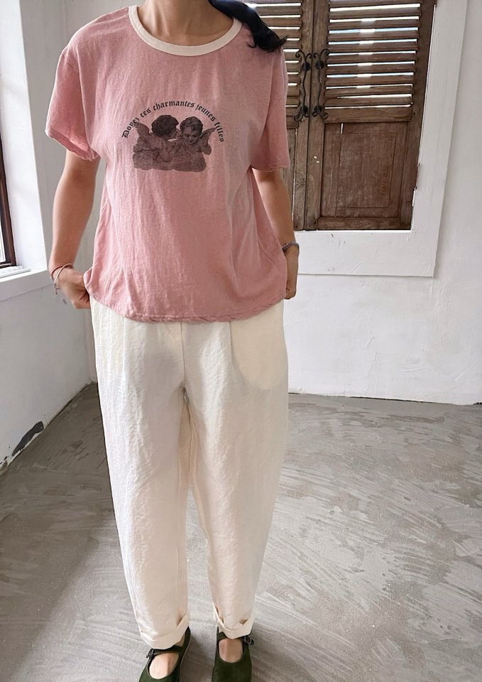 Lagrass - Korean Women Fashion - #thatsdarling - Angel Tee - 4