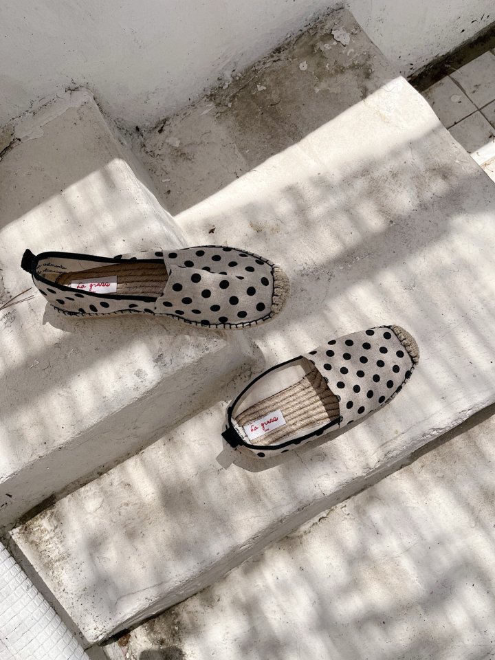 Lagrass - Korean Women Fashion - #vintageinspired - Dot Espadrille - 7