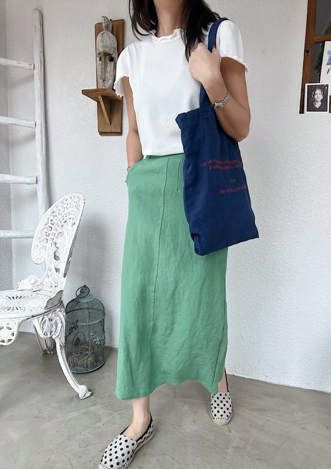 Lagrass - Korean Women Fashion - #vintageinspired - Blur Tee - 10