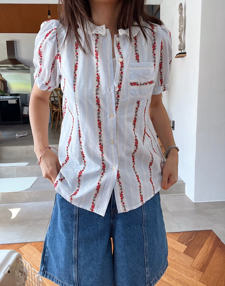 Lagrass - Korean Women Fashion - #womensfashion - Rose Blouse - 4