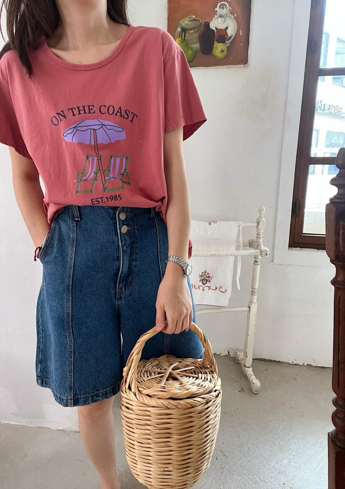Lagrass - Korean Women Fashion - #vintageinspired - Coste Tee - 6