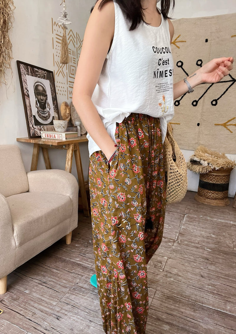 Lagrass - Korean Women Fashion - #vintagekidsstyle - Stue Pants - 6