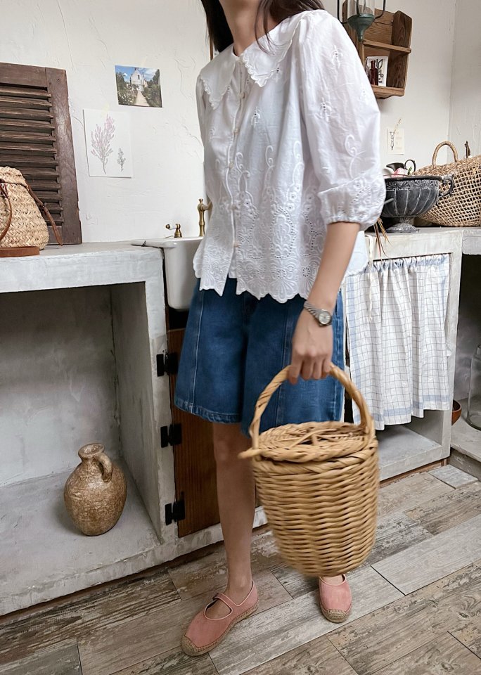 Lagrass - Korean Women Fashion - #womensfashion - Cutting Blouse - 5