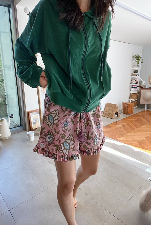 Lagrass - Korean Women Fashion - #momslook - Sweet Terry Zip-up - 4