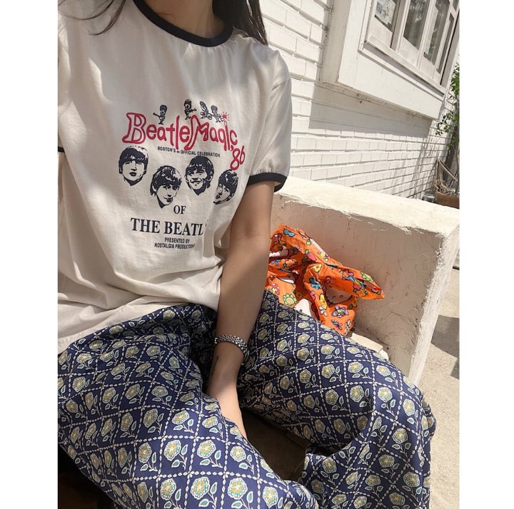 Lagrass - Korean Women Fashion - #womensfashion - Face Tee