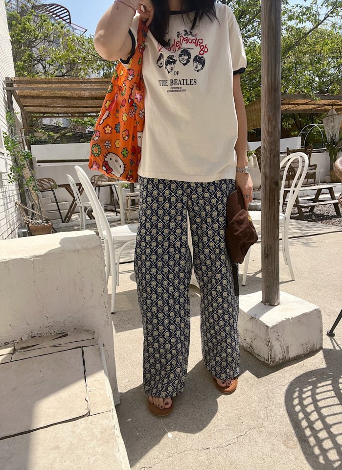 Lagrass - Korean Women Fashion - #womensfashion - Face Tee - 3