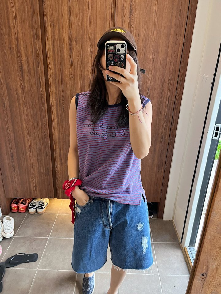 Lagrass - Korean Women Fashion - #momslook - Terry ST Sleeveless - 4