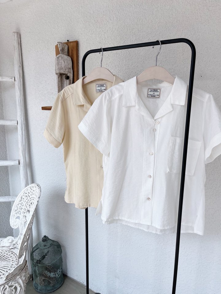 Lagrass - Korean Women Fashion - #womensfashion - Plain Shirt - 6