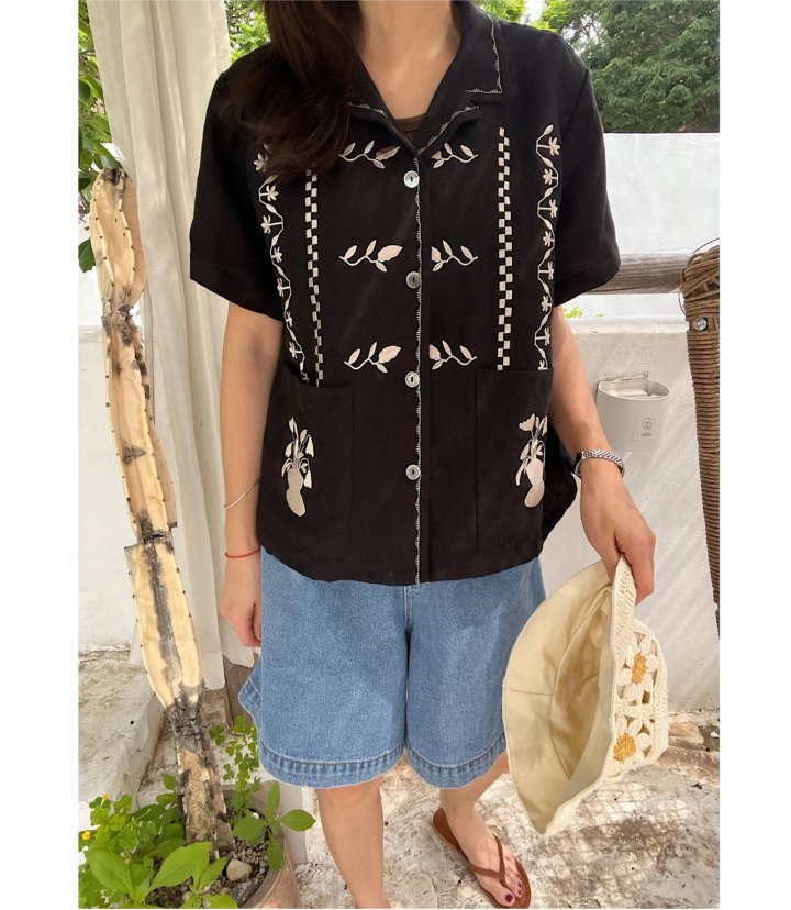 Lagrass - Korean Women Fashion - #womensfashion - Croc Shirt