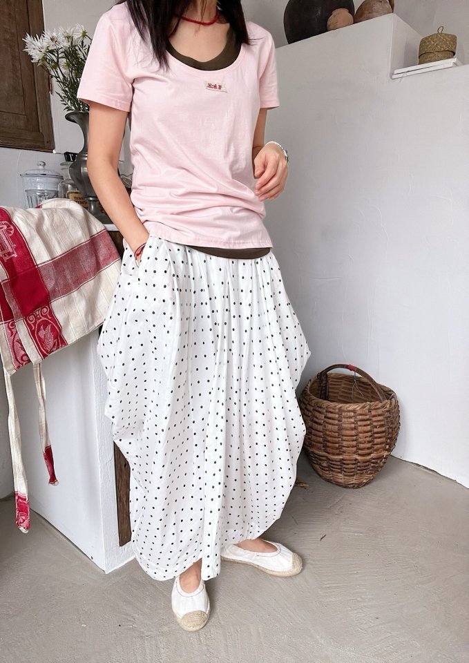 Lagrass - Korean Women Fashion - #womensfashion - Selly Dot Skirt - 2