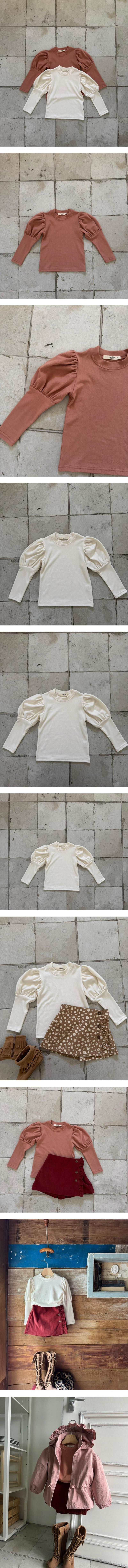 Le petitmot - Korean Baby Fashion - #babyoutfit - Vera Puff Tee