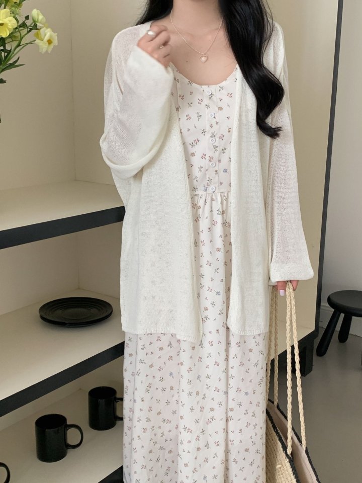 Lissome - Korean Women Fashion - #restrostyle - Spub Cardigan - 7