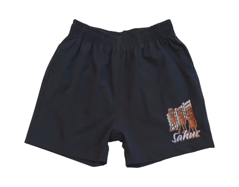 Little Rabbit - Korean Children Fashion - #fashionkids - Brainrot Crinkled Shorts - 7