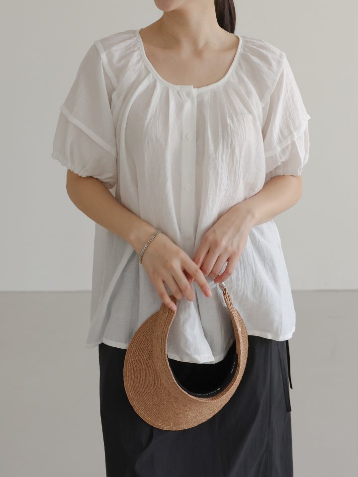 Lovely - Korean Women Fashion - #momslook - Howl Pintuck Blouse - 10