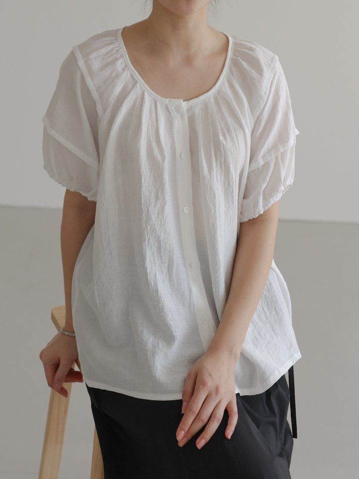 Lovely - Korean Women Fashion - #momslook - Howl Pintuck Blouse - 12