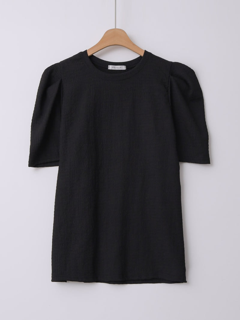 Lovely - Korean Women Fashion - #momslook - Sleek Puff Tee - 3
