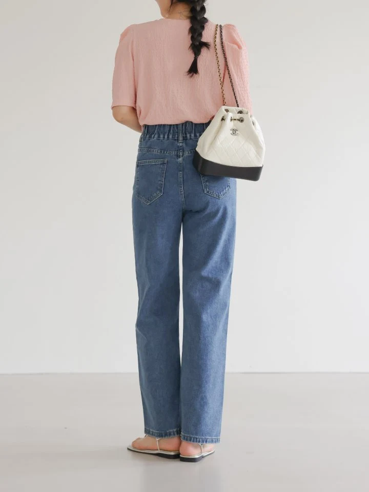 Lovely - Korean Women Fashion - #momslook - Sleek Puff Tee - 9