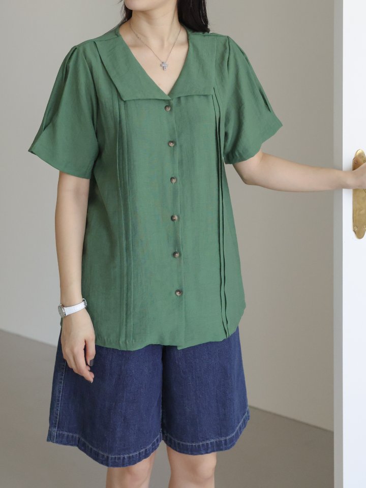 Lovely - Korean Women Fashion - #momslook - Eco Pintuck Blouse - 7