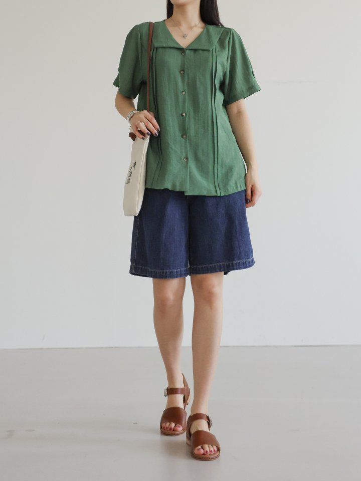 Lovely - Korean Women Fashion - #momslook - Eco Pintuck Blouse - 8