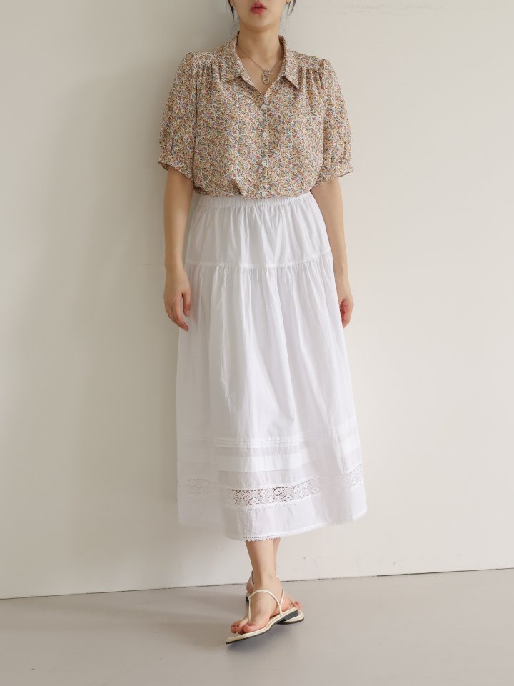 Lovely - Korean Women Fashion - #momslook - Pure Flower Shirt - 10