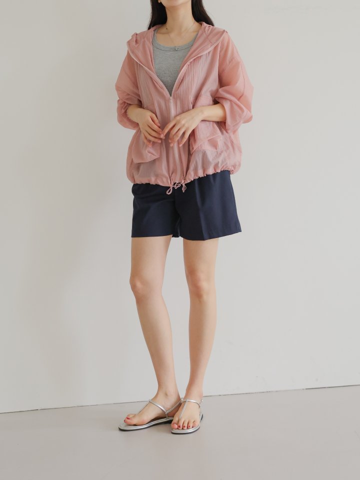 Lovely - Korean Women Fashion - #restrostyle - Rain Hooded Jumper - 9