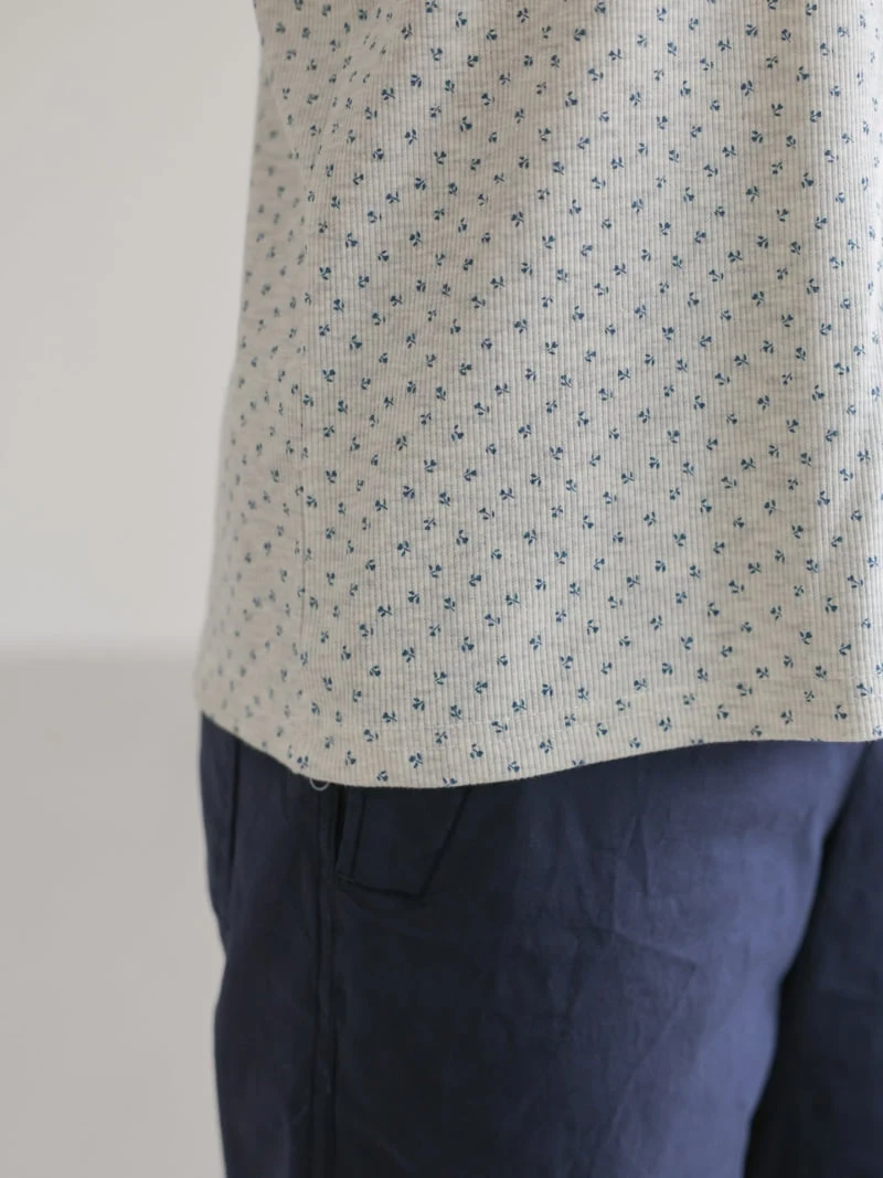 Lovely - Korean Women Fashion - #vintagekidsstyle - Pincote Flower Tee - 5