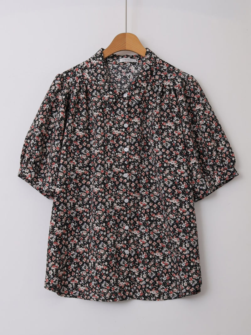 Lovely - Korean Women Fashion - #vintagekidsstyle - Pure Flower Shirt - 3