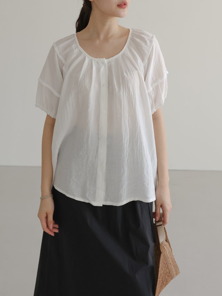 Lovely - Korean Women Fashion - #womensfashion - Howl Pintuck Blouse - 9