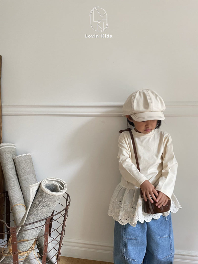 Lovin - Korean Baby Fashion - #babyboutique - Annie Lace Tee