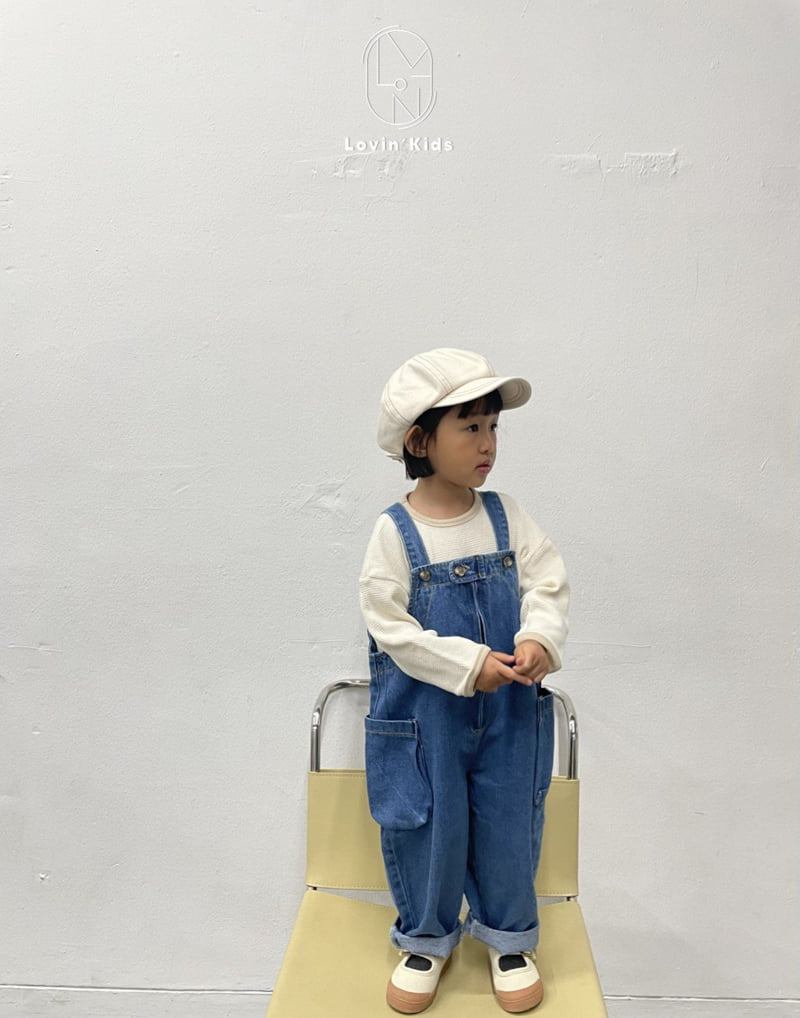 Lovin - Korean Baby Fashion - #babyboutique - Town Overall Denim Pants - 10
