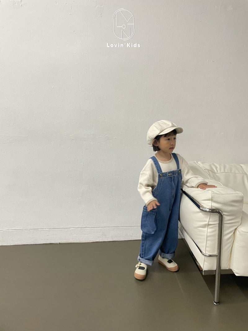 Lovin - Korean Baby Fashion - #babyboutique - Town Overall Denim Pants - 11
