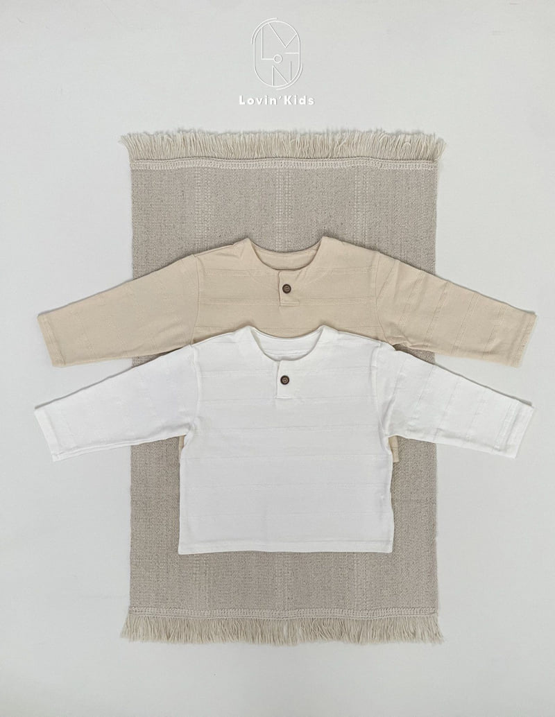 Lovin - Korean Baby Fashion - #babyboutique - One-button Tee - 7